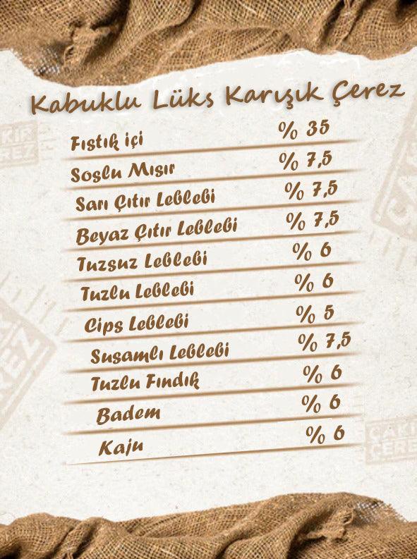 Lüks Kabuklu Karışık Çerez